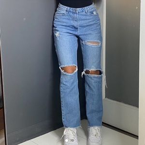 streetwear ripped jeans